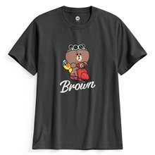 LINE FRIENDS印花T恤-10-男