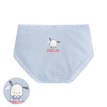 三麗鷗棉質蕾絲中腰內褲-02-女