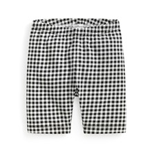 彈力格紋五分內搭褲-Baby