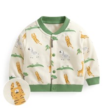 棉質毛圈印花外套-Baby