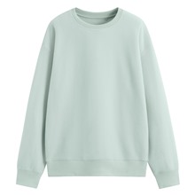 Fleece寬版圓領上衣-女