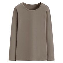 heatup圓領長袖上衣-女