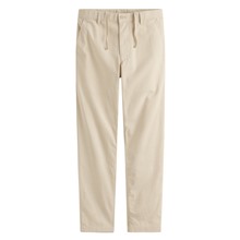 棉麻休閒長褲-男