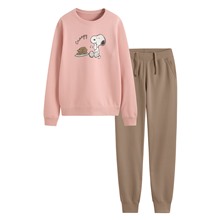 史努比系列毛圈家居套裝-女