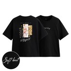 純棉寬版印花T恤-女