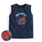 漫威系列純棉寬版印花背心-童