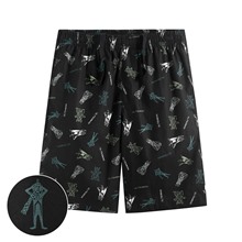 超人力霸王印花輕便短褲-男