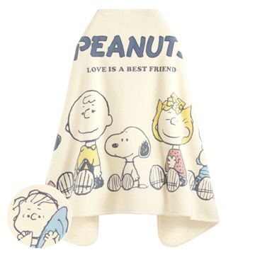 史努比系列Fleece家居毯-中性款