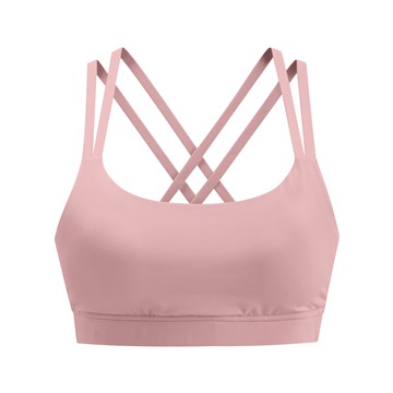 運動中度支撐交叉細肩帶Bra背心-女