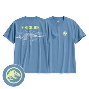 Jurassic World印花T恤-01-男