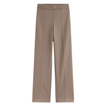 彈性針織直筒寬褲-女