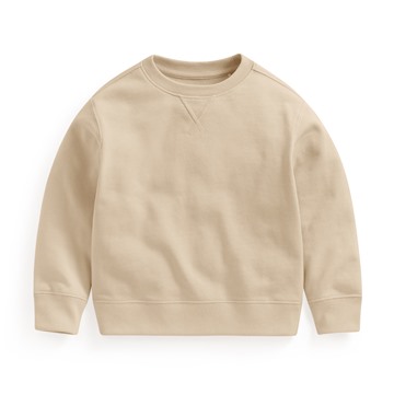 棉質毛圈圓領衫-童