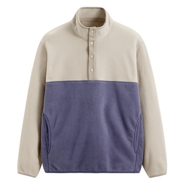 Fleece半開襟上衣-男