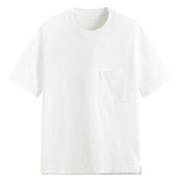 粗紡寬版口袋T恤-男