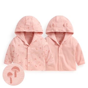 純棉雙面穿連帽外套-Baby