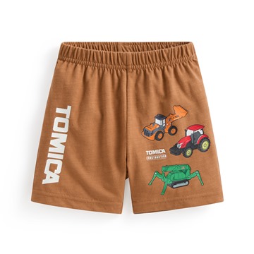 TOMICA竹節棉印花短褲-Baby