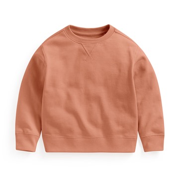 棉質毛圈圓領衫-童