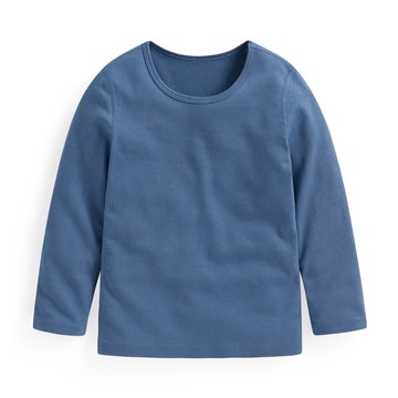 純棉羅紋長袖T恤-童