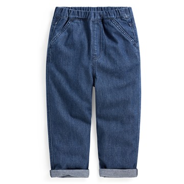 棉質寬鬆牛仔褲-童