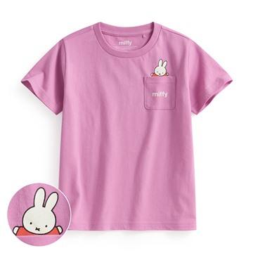 Miffy and Friends口袋印花T恤-06-童