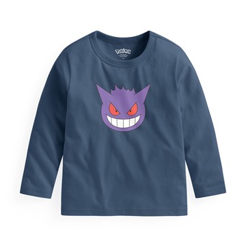 寶可夢長袖印花T恤-01-童