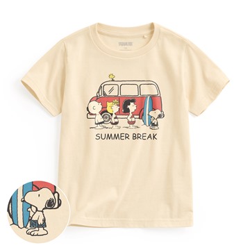 史努比系列印花T恤-01-童