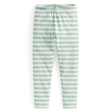 磨毛羅紋條紋內搭褲-童