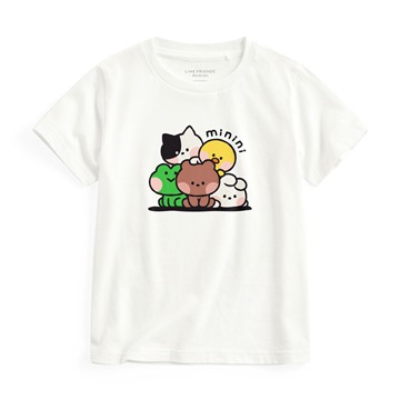 LINE FRIENDS minini印花T恤-02-童