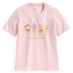 終於有第三種版型的印花T 恤，不會過長也不會過短，希望可以多點變化，不要只是一般版型100種印花，落肩100種印花！