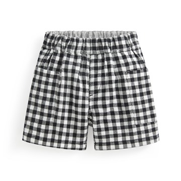 純棉格紋口袋短褲-Baby