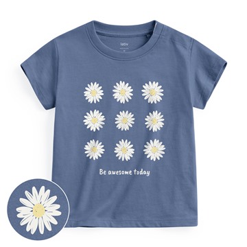 小花印花T恤-Baby