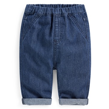 純棉寬鬆牛仔褲-Baby