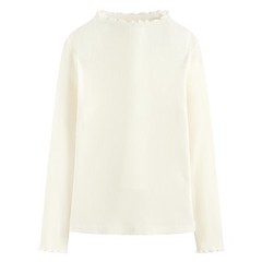 材質喜歡，領口不大順。