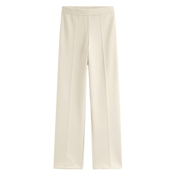 彈性針織直筒寬褲-女