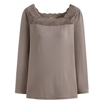 heatup蕾絲領Bra八分袖上衣-女