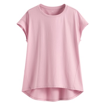 柔滑棉連袖抽皺上衣-女