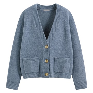 柔軟舒適短版針織外套-女