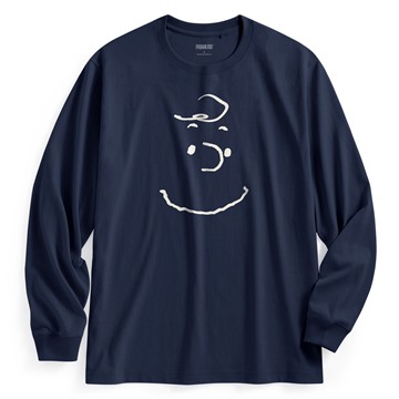 史努比系列長袖印花T恤-01-男