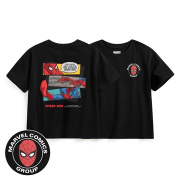 漫威系列寬版印花T恤-01-童