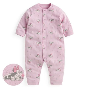 迪士尼系列純棉羅紋連身衣-Baby