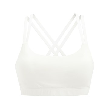 運動中度支撐交叉細肩帶Bra背心-女