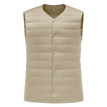 極輕羽絨輕薄型背心-男