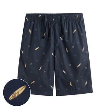 椰樹印花輕便短褲-男