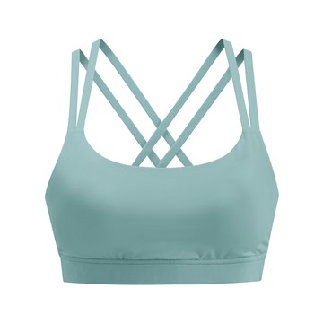 運動中度支撐交叉細肩帶Bra背心-女