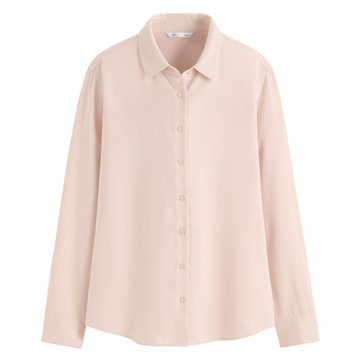 嫘縈長袖襯衫-女