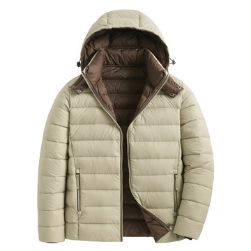 極輕羽絨玩色外套-男