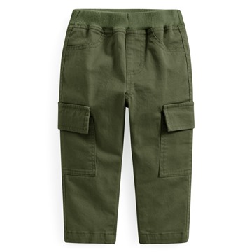 羅紋貼袋長褲-Baby