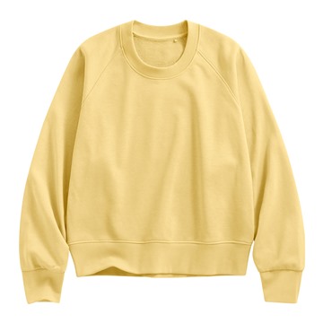 毛圈寬版休閒圓領衫-女