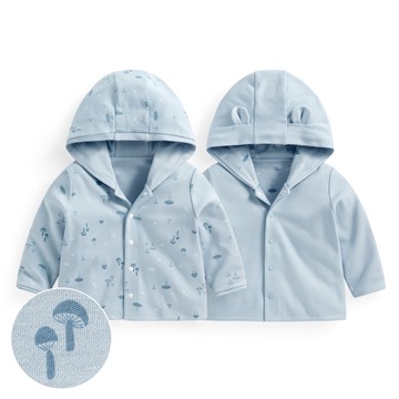 純棉雙面穿連帽外套-Baby