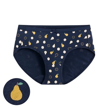 棉質印花中腰內褲-02-女